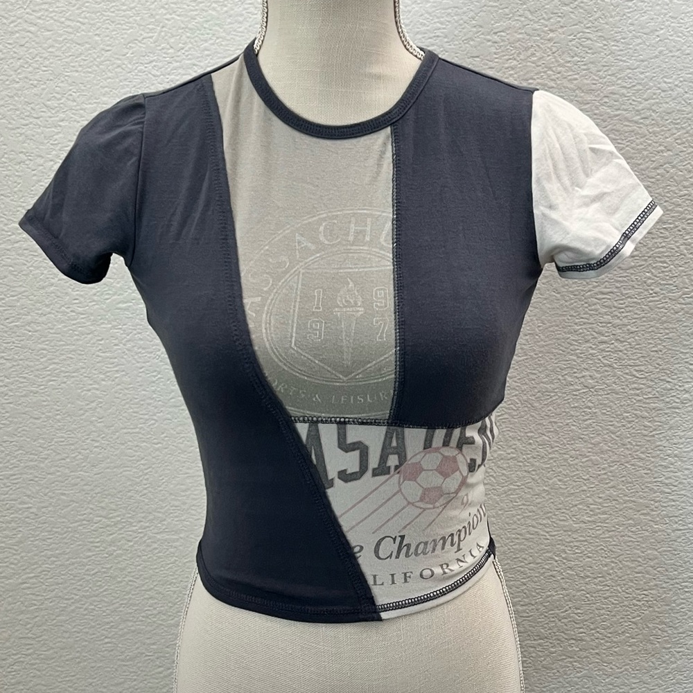 Hollister soccer champion crop top